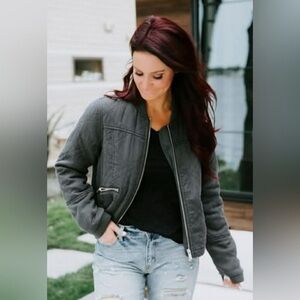 GREEN Lily & Lottie bomber jacket